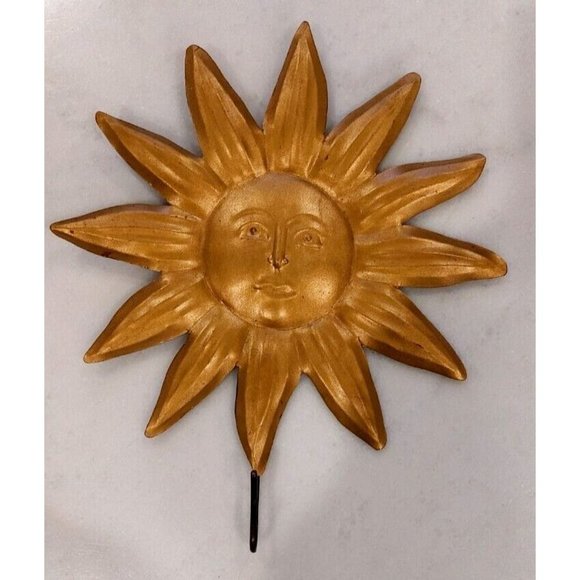 Pier 1 Wall Decor Sun And Moon Gold Black Metal Wall Hooks Set Of 2